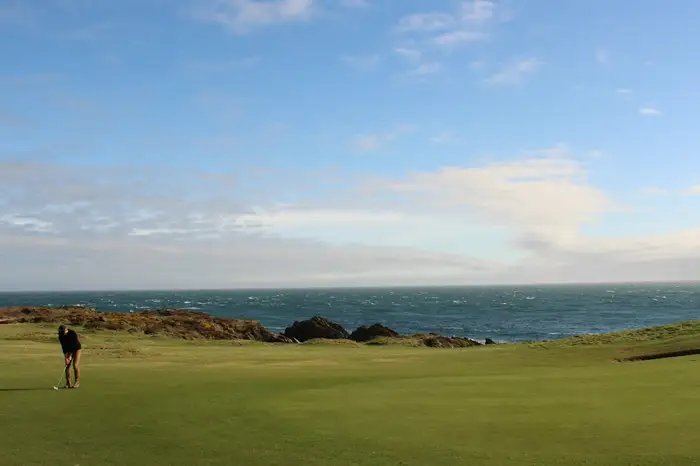 golf at Castletown in Isle of Man