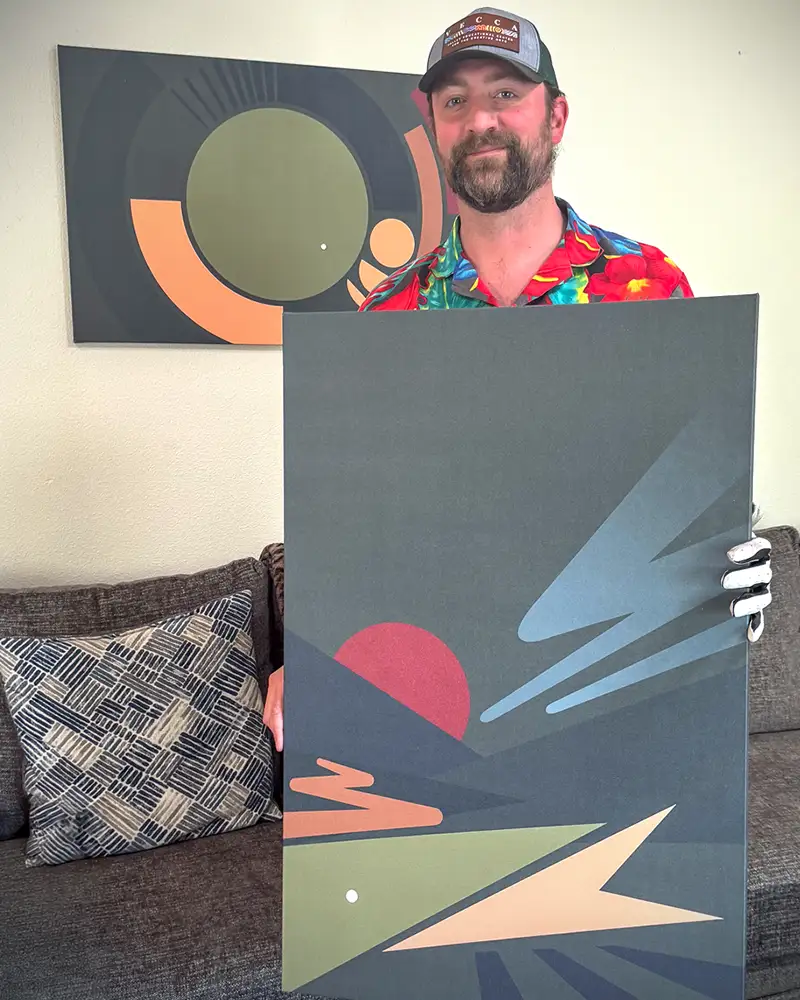 Large Canvas prints for scale